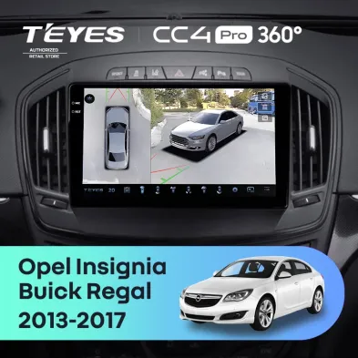 Штатная магнитола Teyes CC4 Pro 360 8/128 Opel Insignia (2013-2017) Тип-A