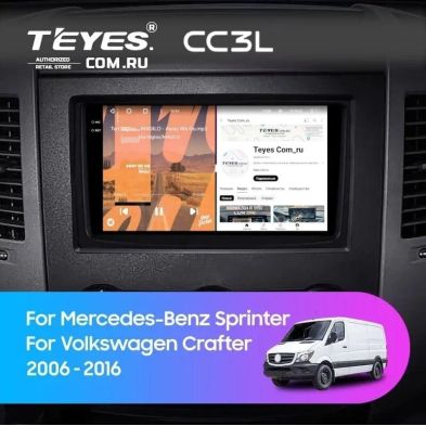 Штатная магнитола Teyes CC3L 4/64 Volkswagen Crafter (2006-2016) F2