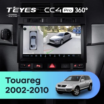 Штатная магнитола Teyes CC4 Pro 360 12/256 Volkswagen Touareg GP (2002-2010) F2