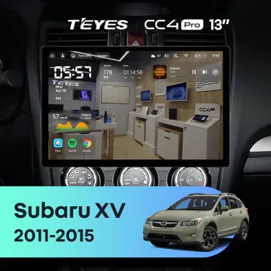 Штатная магнитола Teyes CC4 Pro 8/128 Subaru XV (2011-2015) Тип-A (13")