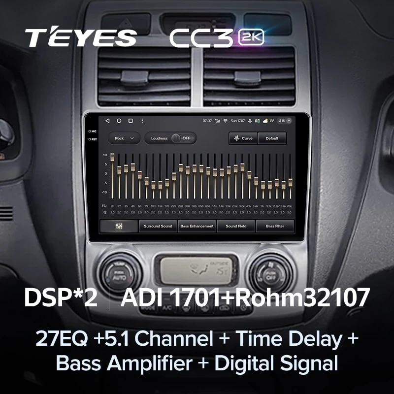 Штатная магнитола Teyes CC3 2K 6/128 Kia Sportage 2 (2004-2010) F1