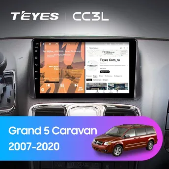 Штатная магнитола Teyes CC3L 4/32 Dodge Grand 5 Caravan (2007-2020)