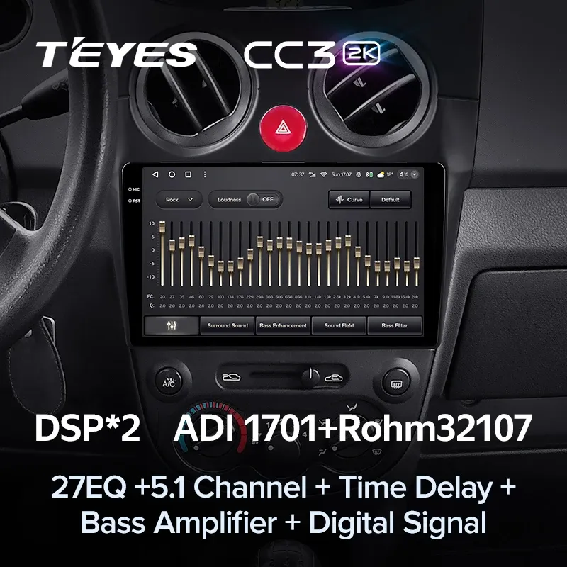 Штатная магнитола Teyes CC3 2K 4/32 Chevrolet Spark M200 (2005-2009)