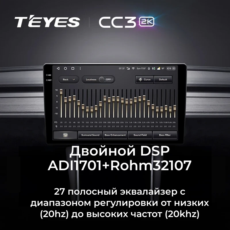 Штатная магнитола Teyes CC3 2K 6/128 FAW Besturn X40 (2016-2022)