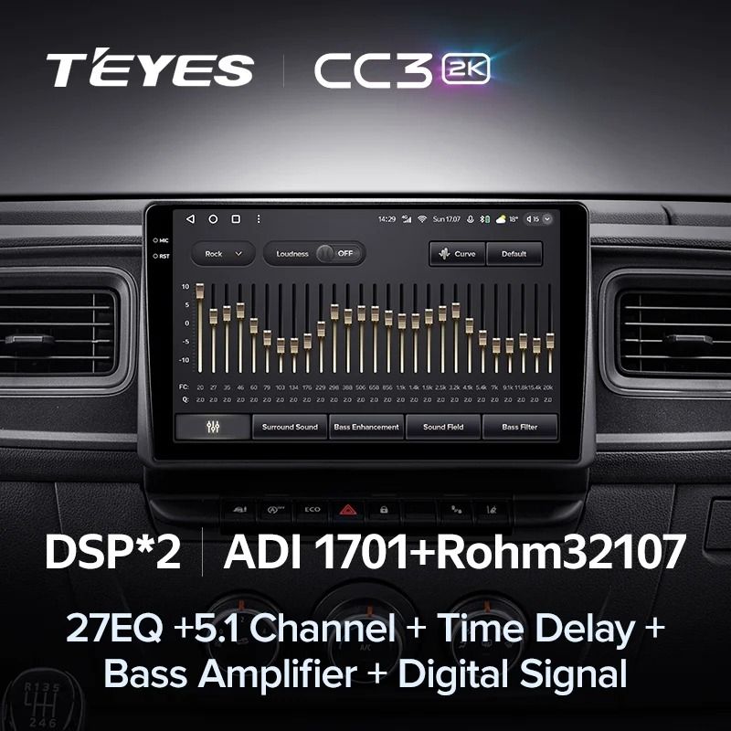 Штатная магнитола Teyes CC3 2K 6/128 Renault Master (2019-2022)