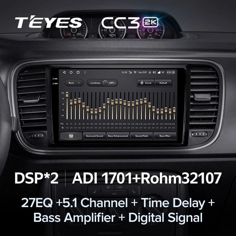 Штатная магнитола Teyes CC3 2K 360 6/128 Volkswagen Beetle A5 (2011-2019)