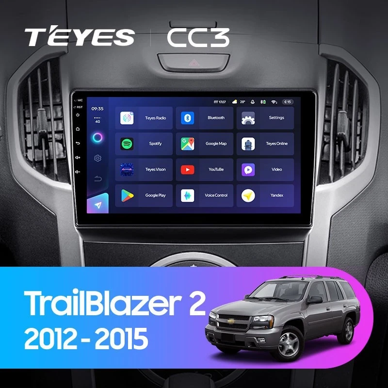 Штатная магнитола Teyes CC3 4/32 Chevrolet TrailBlazer 2 (2012-2015)