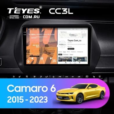 Штатная магнитола Teyes CC3L 4/32 Chevrolet Camaro 6 (2015-2023)