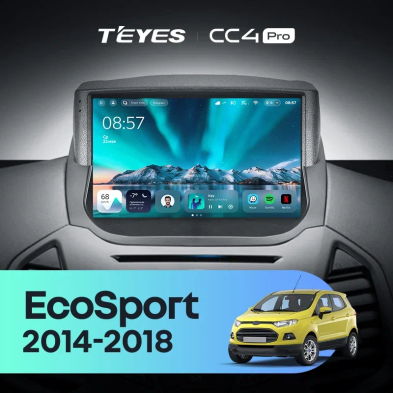Штатная магнитола Teyes CC4 Pro 12/256 Ford EcoSport (2014-2018)