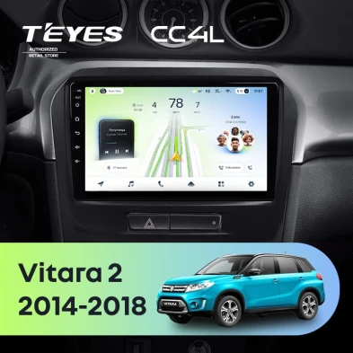 Штатная магнитола Teyes CC4L 6/64 Suzuki Vitara 2 (2014-2018)