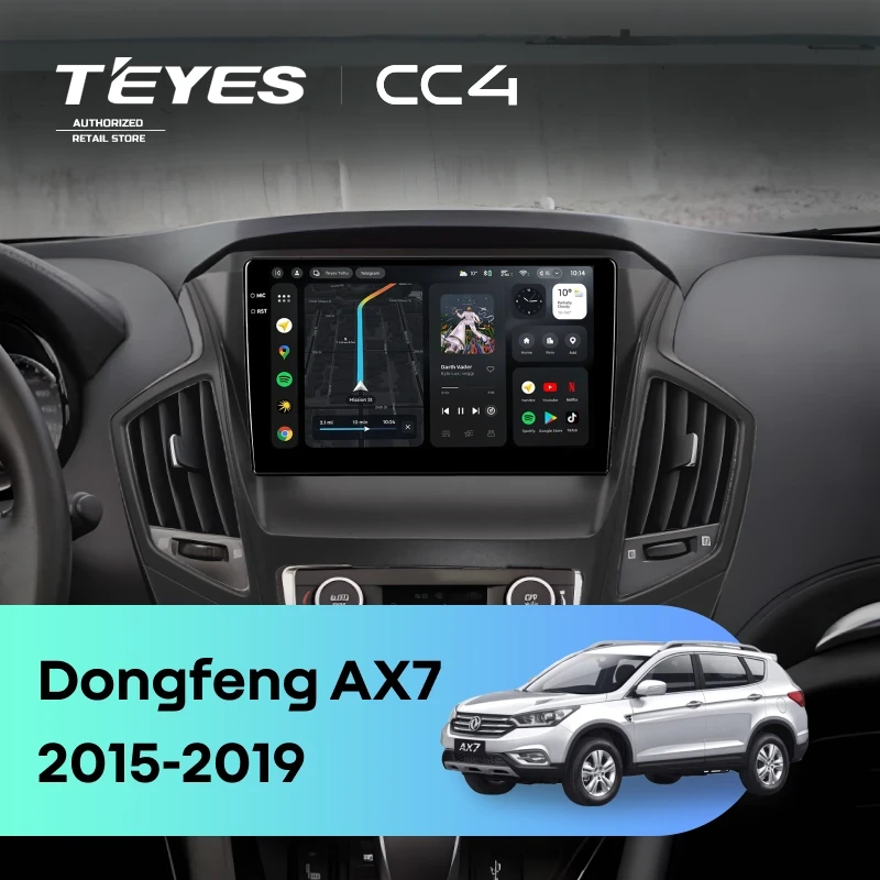 Штатная магнитола Teyes CC4 6/64 Dongfeng AX7 (2015-2019) F1