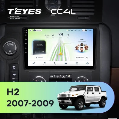 Штатная магнитола Teyes CC4L 6/64 Hummer H2 E85 (2007-2009) F2