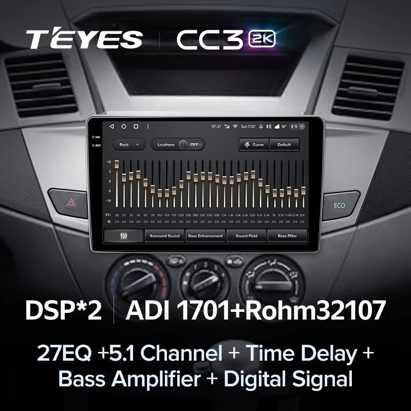 Штатная магнитола Teyes CC3 2K 6/128 Mitsubishi Zinger 2015+