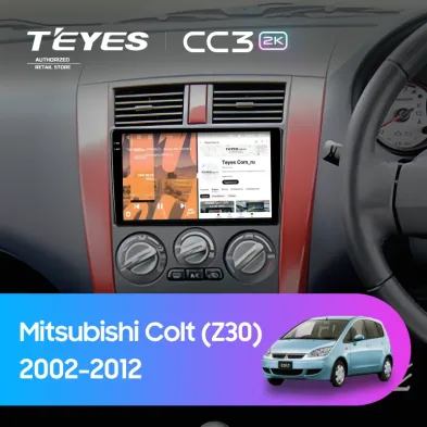 Штатная магнитола Teyes CC3 2K 4/64 Mitsubishi Colt (Z30) (2002-2012) Правый руль