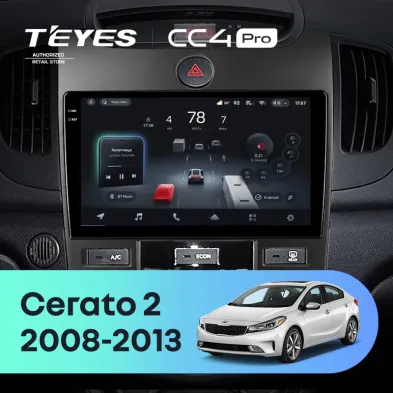 Штатная магнитола Teyes CC4 Pro 12/256 Kia Cerato 2 TD (2008-2013) F4