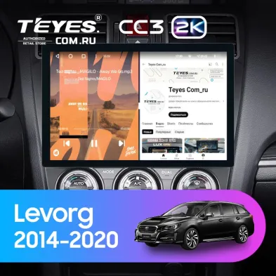 Штатная магнитола Teyes CC3 2K 4/64 Subaru Levorg VM (2014-2020) F1 (11")