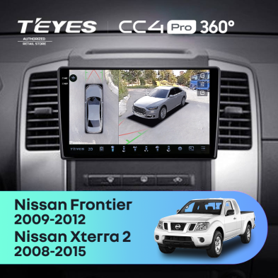 Штатная магнитола Teyes CC4 Pro 360 12/256 Nissan Xterra 2 N50 (2008-2015)