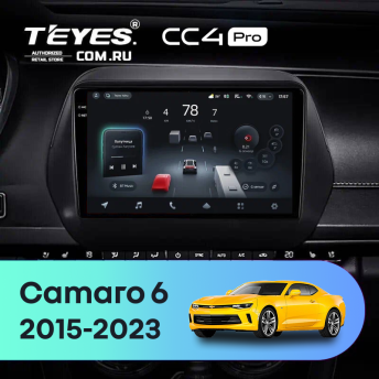 Штатная магнитола Teyes CC4 Pro 12/256 Chevrolet Camaro 6 (2015-2023)