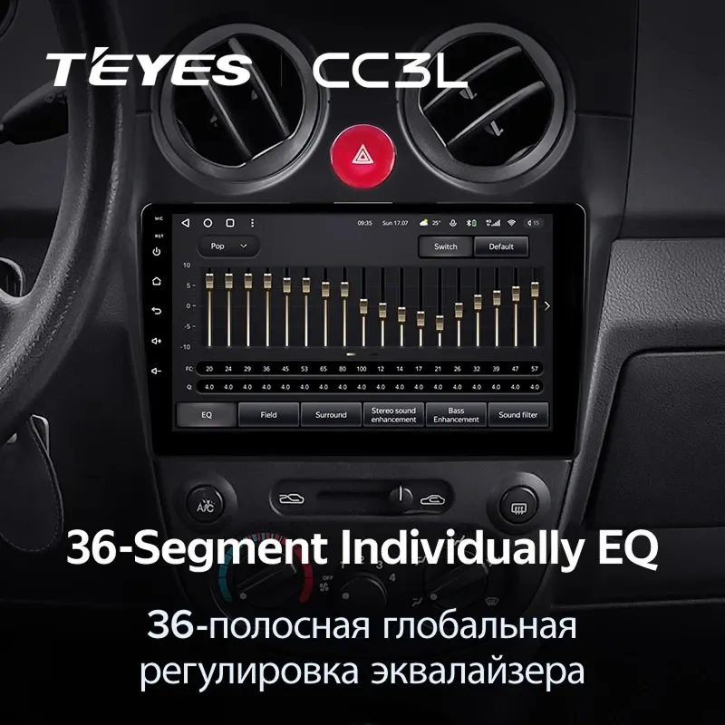 Штатная магнитола Teyes CC3L 4/64 Chevrolet Spark M200 (2005-2009)