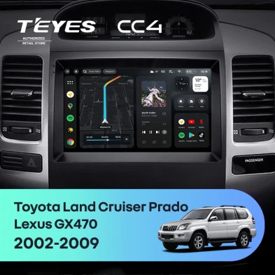 Штатная магнитола Teyes CC4 6/64 Toyota Land Cruiser Prado 120 (2002-2009) F2