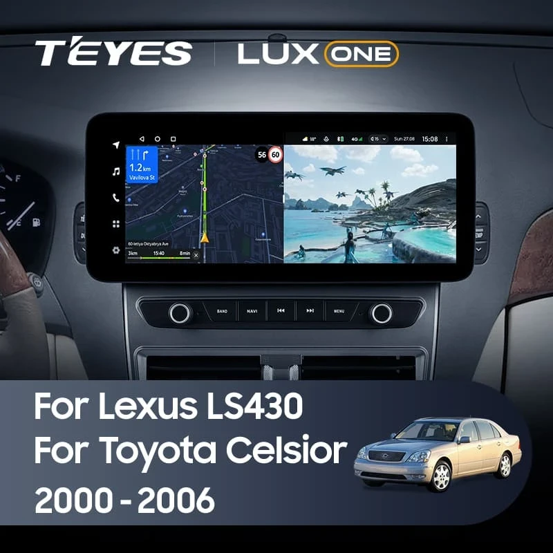 Штатная магнитола Teyes LUX ONE 4/32 Toyota Celsior XF30 3 (2000-2006)