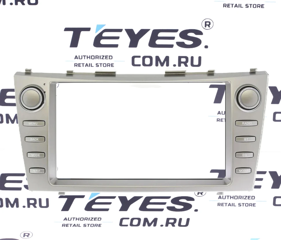 Переходная рамка Toyota Camry 6 XV 40 (2006-2011) (F4 - с кнопками) (9")
