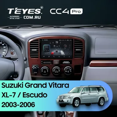 Штатная магнитола Teyes CC4 Pro 12/256 Suzuki Escudo (2003-2006)