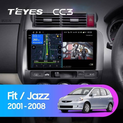 Штатная магнитола Teyes CC3 4/32 Honda Jazz GD (2001-2008) Правый руль