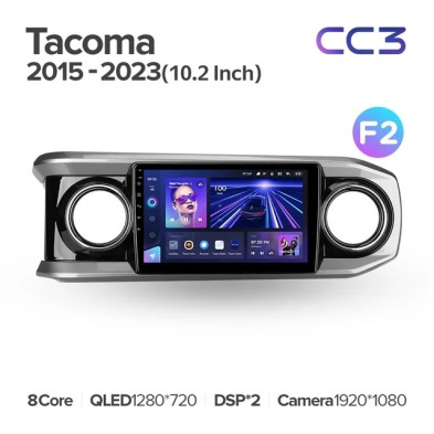 Штатная магнитола Teyes CC3 4/32 Toyota Tacoma N300 (2015-2023) F2