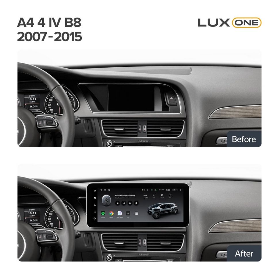 Штатная магнитола Teyes LUX ONE 6/128 Audi A4 4 IV B8 (2007-2015) (A)