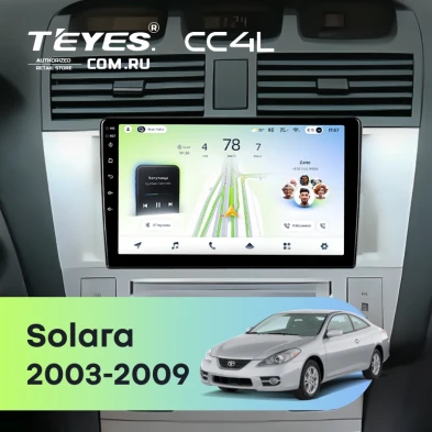 Штатная магнитола Teyes CC4L 6/64 Toyota Camry Solara (2003-2009)