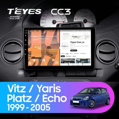 Штатная магнитола Teyes CC3 4/32 Toyota Vitz XP10 (1999-2005) F2