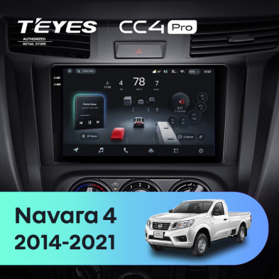 Штатная магнитола Teyes CC4 Pro 8/128 Nissan Navara D23 IV (2014-2021) Тип-A