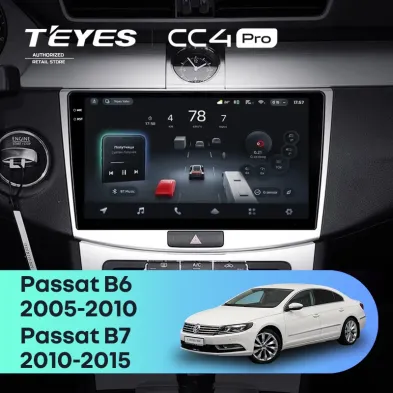 Штатная магнитола Teyes CC4 Pro 12/256 Volkswagen Passat B6 (2005-2010) \ B7 (2010-2015)