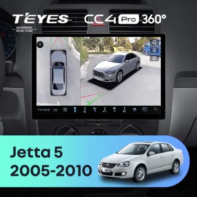 Штатная магнитола Teyes CC4 Pro 360 8/128 Volkswagen Jetta 5 (2005-2010) F3 (13")