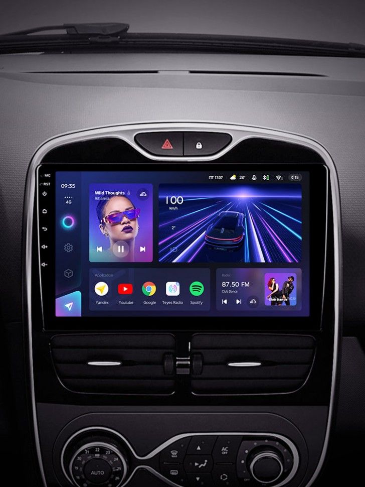 Штатная магнитола Teyes CC3 4/32 Renault Clio 4 BH98 KH98 (2012-2015)