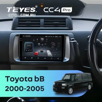 Штатная магнитола Teyes CC4 Pro 8/128 Toyota bB 1 (2000-2005)