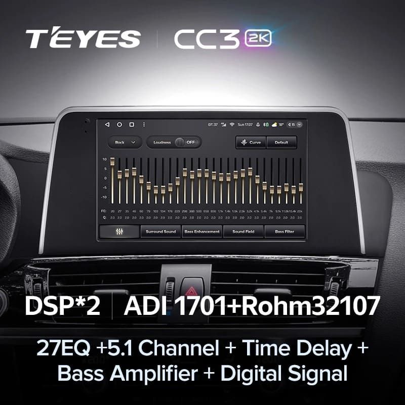 Штатная магнитола Teyes CC3 2K 360 6/128 BMW X3 F25 NBT (2014-2017)