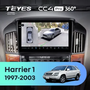 Штатная магнитола Teyes CC4 Pro 360 12/256 Toyota Harrier 1 (XU10) (1997-2003) F1