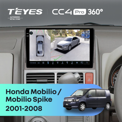 Штатная магнитола Teyes CC4 Pro 360 12/256 Honda Mobilio (2001-2008)
