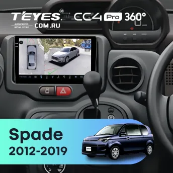 Штатная магнитола Teyes CC4 Pro 360 8/128 Toyota Spade (2012-2019)