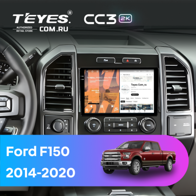 Штатная магнитола Teyes CC3 2K 4/32 Ford F150 (2014-2020) Тип-A