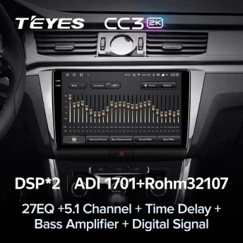 Штатная магнитола Teyes CC3 2K 4/64 Volkswagen Passat B8 (2014-2020)