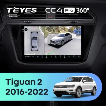 Штатная магнитола Teyes CC4 Pro 360 8/128 Volkswagen Tiguan 2 (2016-2022) Тип-B