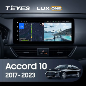 Штатная магнитола Teyes LUX ONE 6/128 Honda Accord 10 CV (2017-2023) Тип-B
