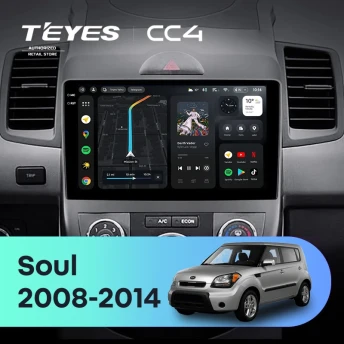 Штатная магнитола Teyes CC4 6/64 Kia Soul 1 (2008-2014)