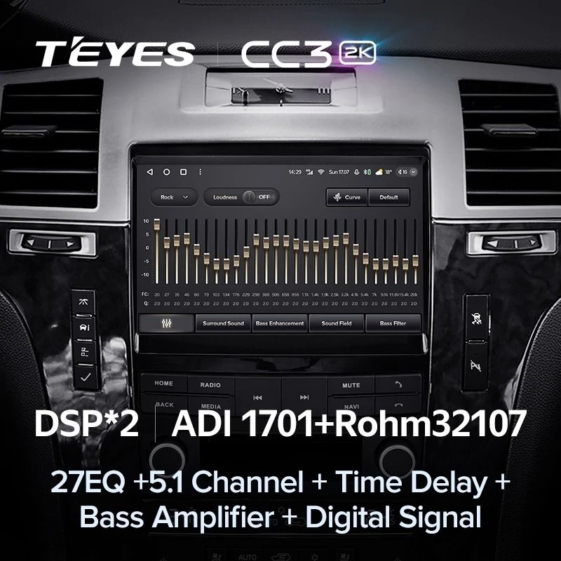 Штатная магнитола Teyes CC3 2K 6/128 Cadillac SLS (2007-2012)