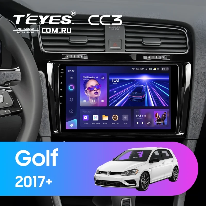 Штатная магнитола Teyes CC3 4/32 Volkswagen Golf 2017+