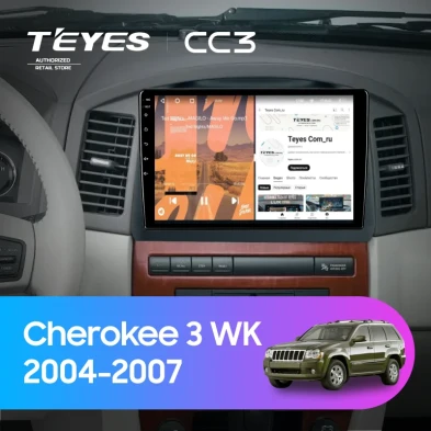 Штатная магнитола Teyes CC3 4/32 Jeep Grand Cherokee 3 WK (2004-2007) F2