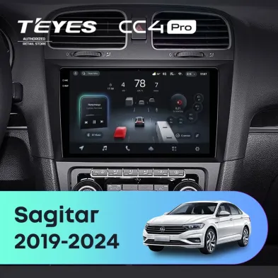 Штатная магнитола Teyes CC4 Pro 12/256 Volkswagen Sagitar (2019-2024)
